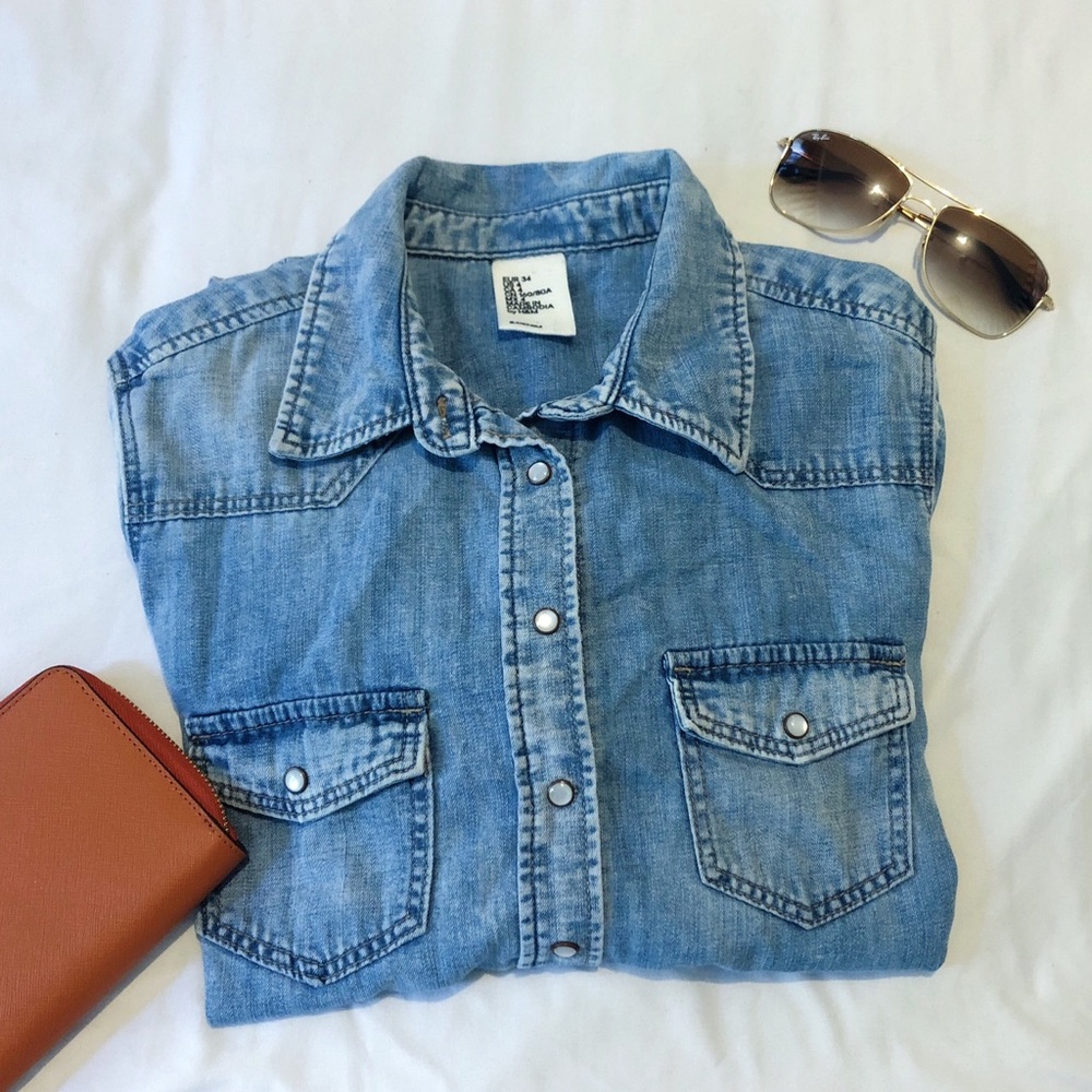 H&M Denim Shirt - 4